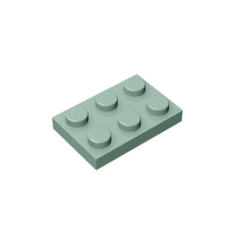 Green Lego 3021 Small Particle Building Blocks