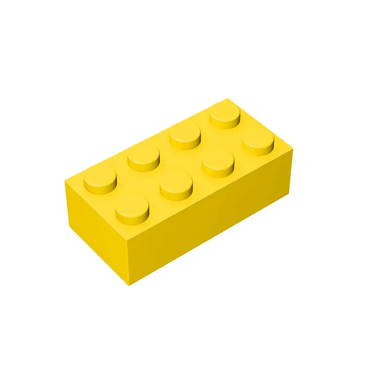 Yellow Lego 50g Small Particle Splicing Building Blocks