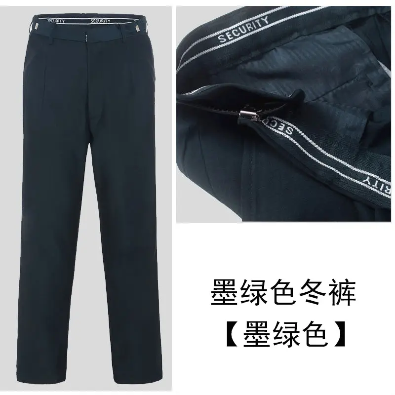 Men Black Thin Security Work Trousers - Image 4