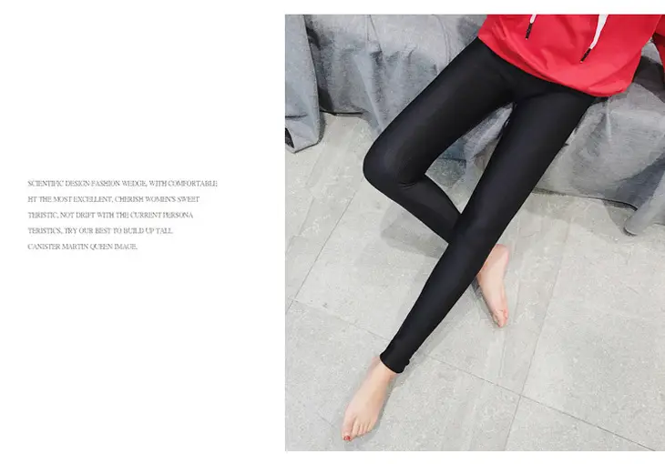 Women Fleece Cropped High Waist Leggings Black — feature 16