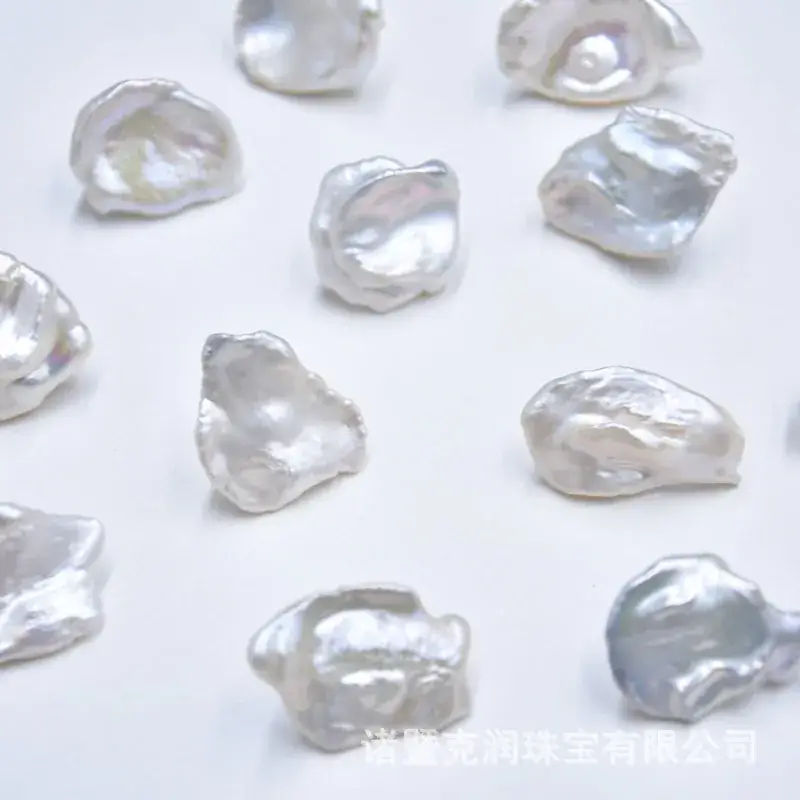 925 Silver Pearl Stud Earrings Exaggerated Style - Image 3