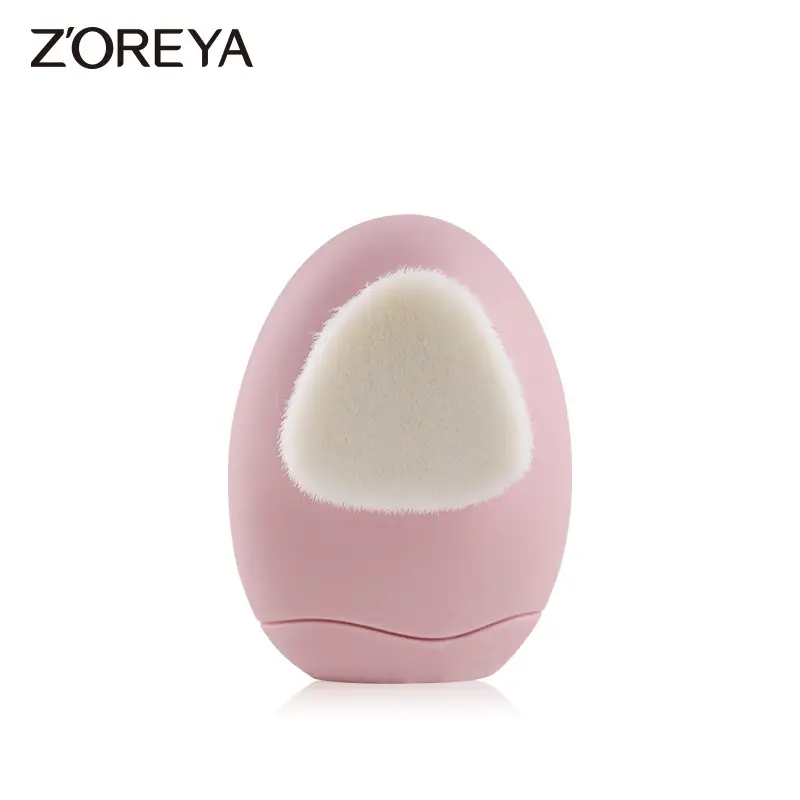 Double-Sided Silicone Face Wash Brush Light Blue