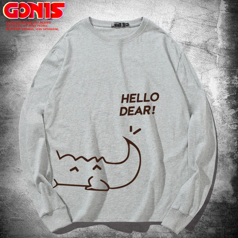 Men Green Hello Dear Croc Print Sweatshirt - Image 16
