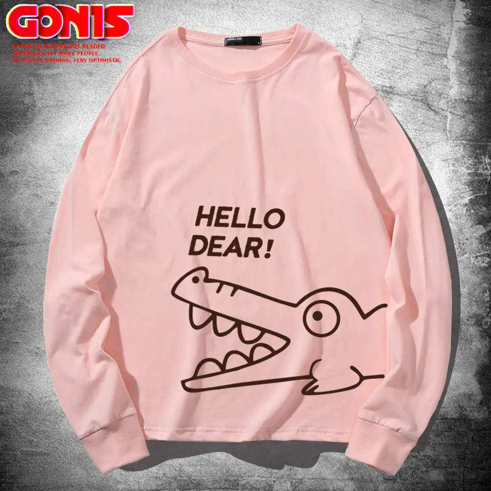 Men Green Hello Dear Croc Print Sweatshirt - Image 8