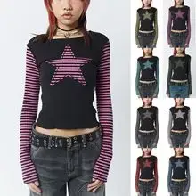 Maroon Asymmetrical Skirt with Lace Up Top & Black Pants — feature 1