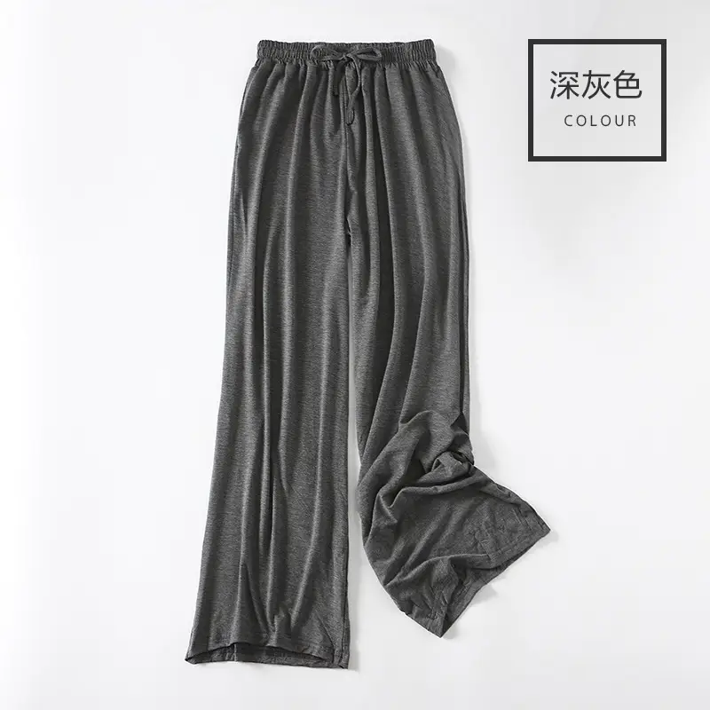 Women's Yellow Modal Wide Leg Pants - Image 2