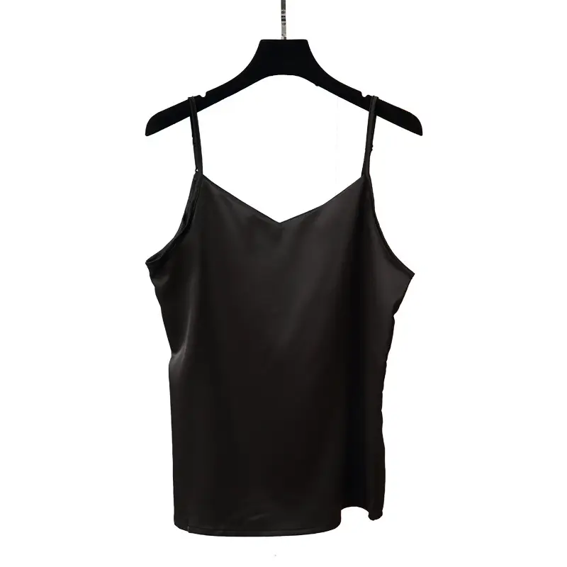 Women V-Neck Silk Top White 2026 - Image 11