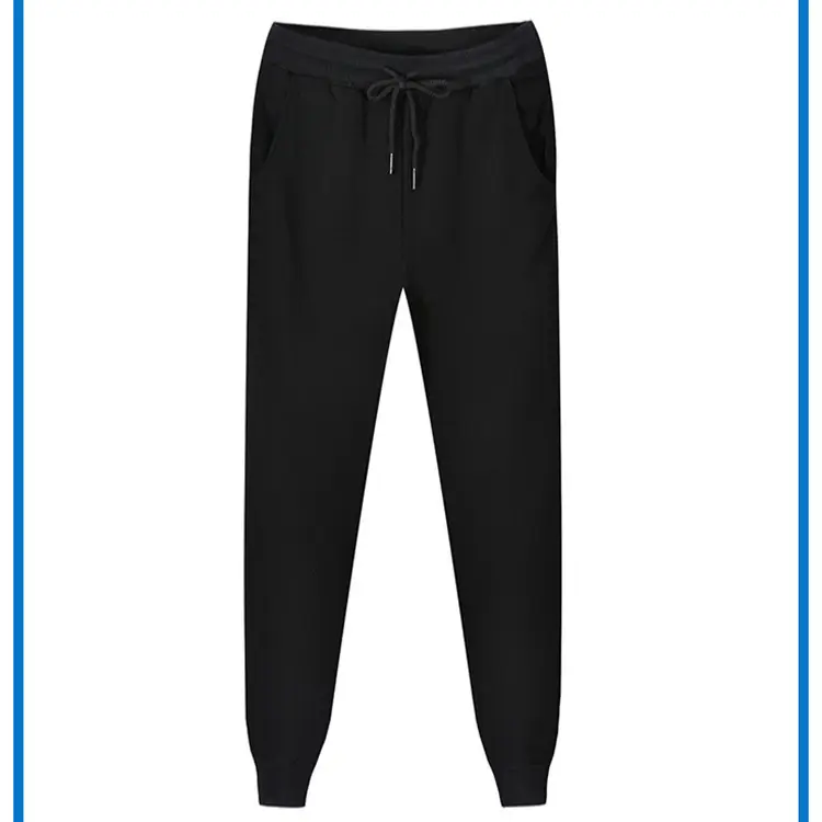 Men's Grey Sweatpants Korean Style Loose Fit Casual Pants - Image 9