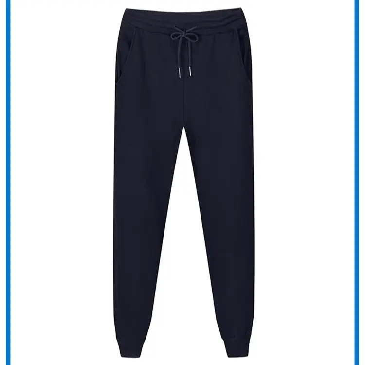 Men's Grey Sweatpants Korean Style Loose Fit Casual Pants - Image 10