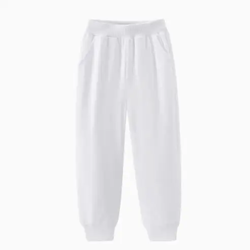 Men's Grey Sweatpants Korean Style Loose Fit Casual Pants - Image 6