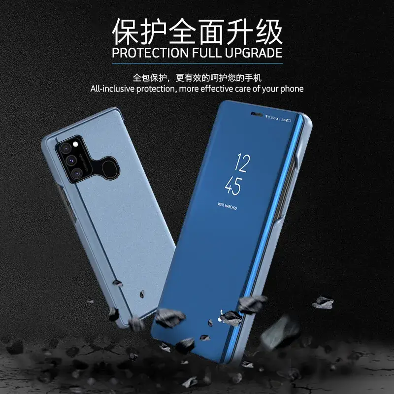 Samsung A21s Curved Streamer Plating Phone Case