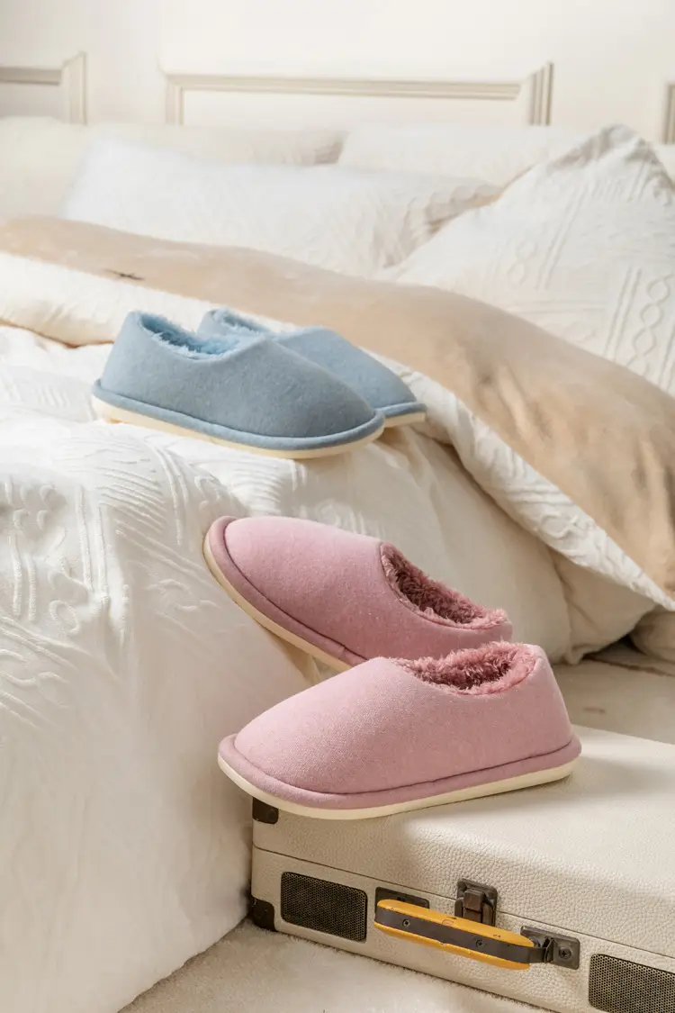 Jingshilu Couple's Autumn and Winter Moon Shoes All-inclusive Warm Mao Mao Shoes Stomp Feeling Thick Sole Household Bag with Cotton Slippers for Women — feature 12