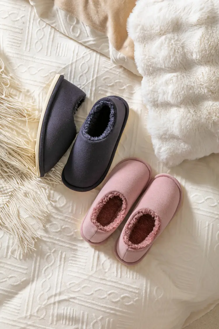 Jingshilu Couple's Autumn and Winter Moon Shoes All-inclusive Warm Mao Mao Shoes Stomp Feeling Thick Sole Household Bag with Cotton Slippers for Women — feature 14