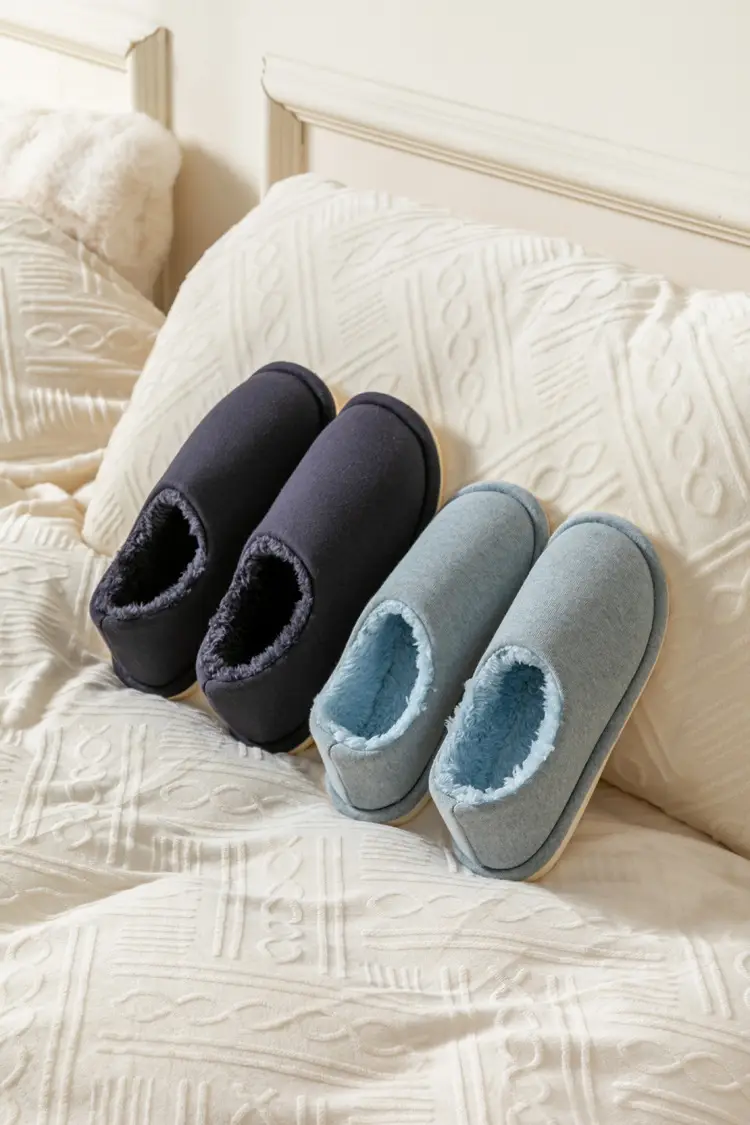Jingshilu Couple's Autumn and Winter Moon Shoes All-inclusive Warm Mao Mao Shoes Stomp Feeling Thick Sole Household Bag with Cotton Slippers for Women — feature 21