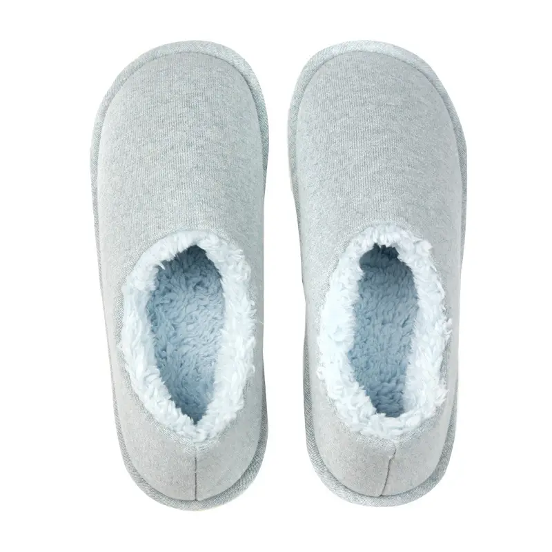 Jingshilu Couple's Autumn and Winter Moon Shoes All-inclusive Warm Mao Mao Shoes Stomp Feeling Thick Sole Household Bag with Cotton Slippers for Women - Image 2