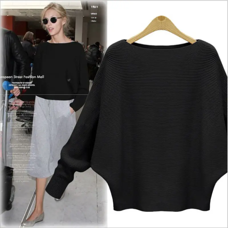 Women's New Pullover Knitwear Long Sleeve Beige - Image 17