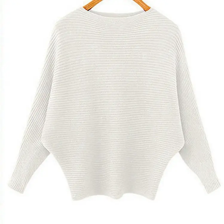 Women's New Pullover Knitwear Long Sleeve Beige - Image 18