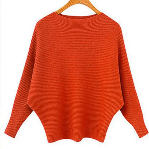 Women's New Pullover Knitwear Long Sleeve Beige - Image 12