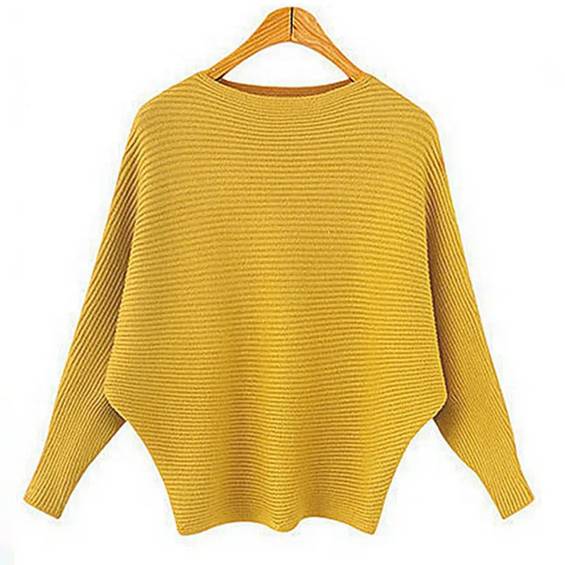 Women's New Pullover Knitwear Long Sleeve Beige - Image 13