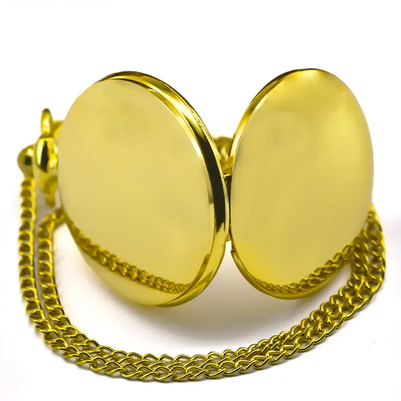 Gold Retro Flip Watch for Men - Image 6