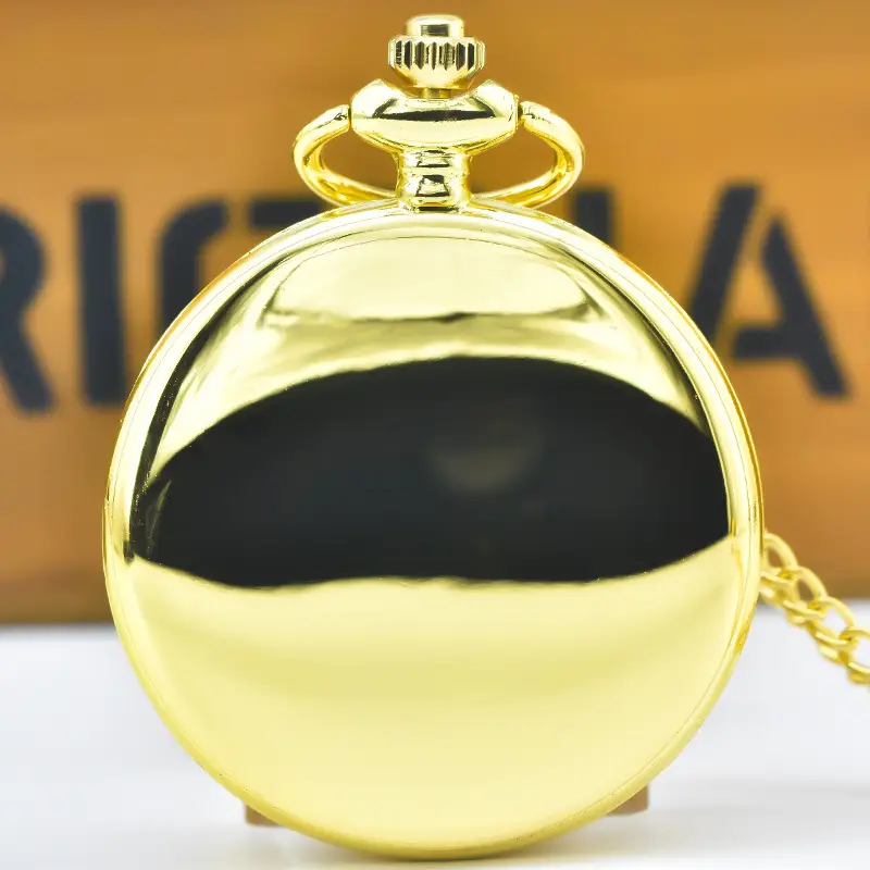 Gold Retro Flip Watch for Men — feature 9