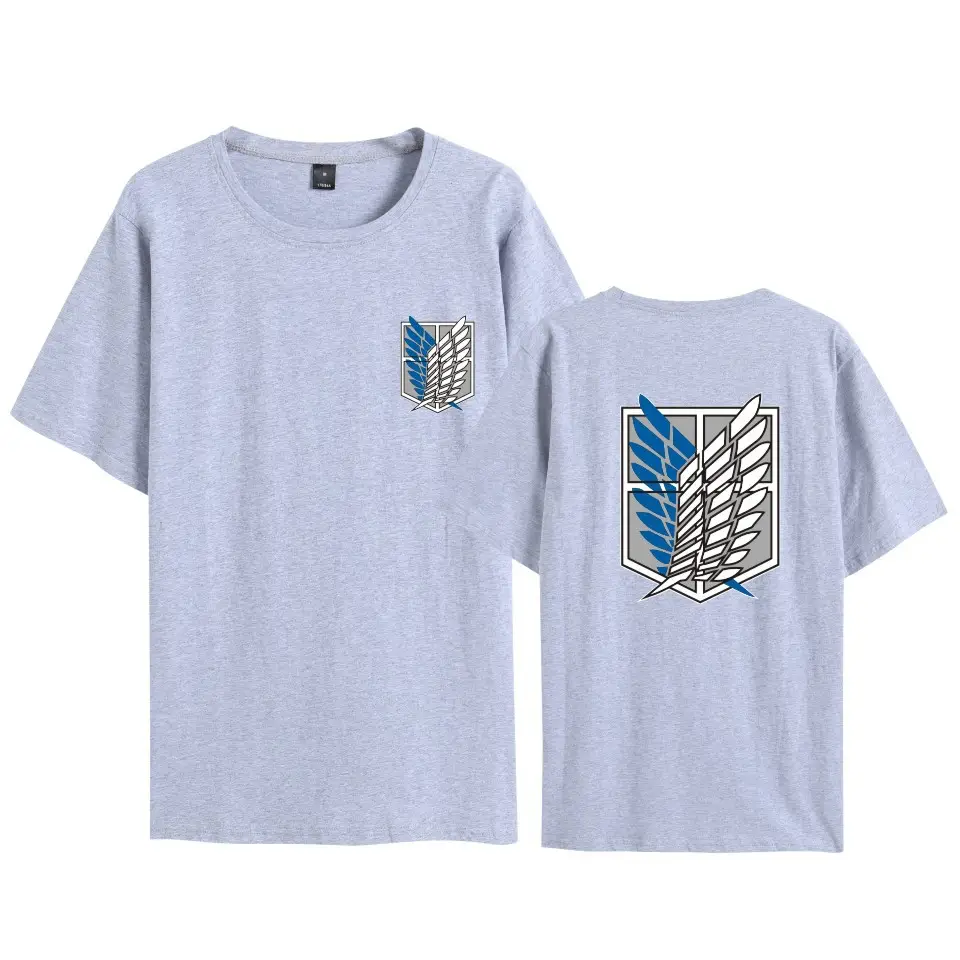 Red Attack Corps T-Shirt with Wings of Freedom Design - Image 23