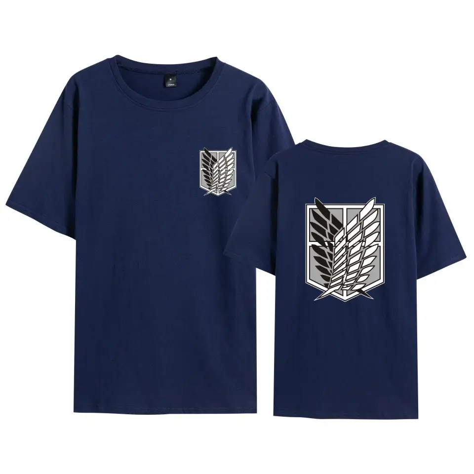 Red Attack Corps T-Shirt with Wings of Freedom Design - Image 17