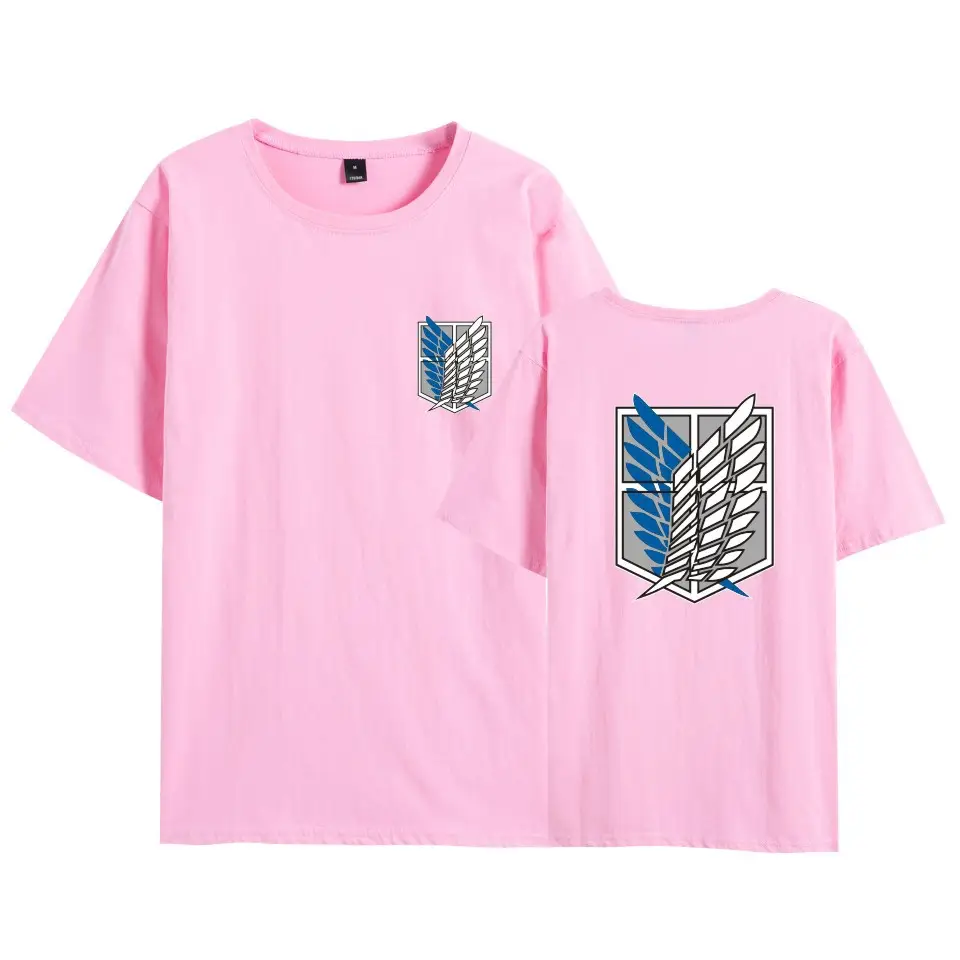 Red Attack Corps T-Shirt with Wings of Freedom Design - Image 25