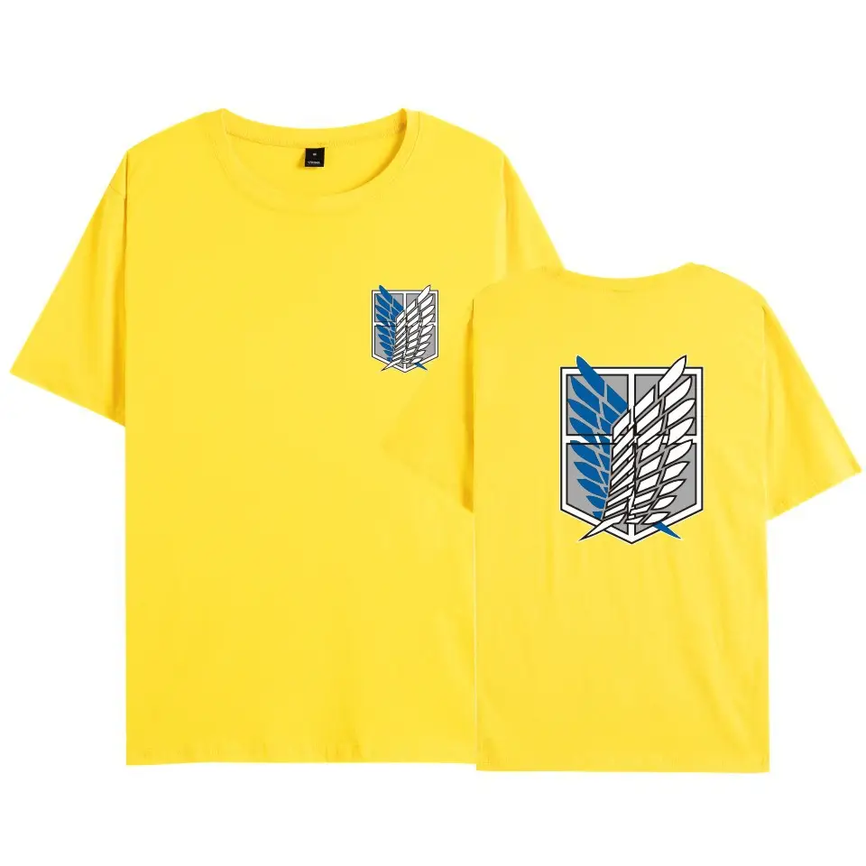 Red Attack Corps T-Shirt with Wings of Freedom Design - Image 27
