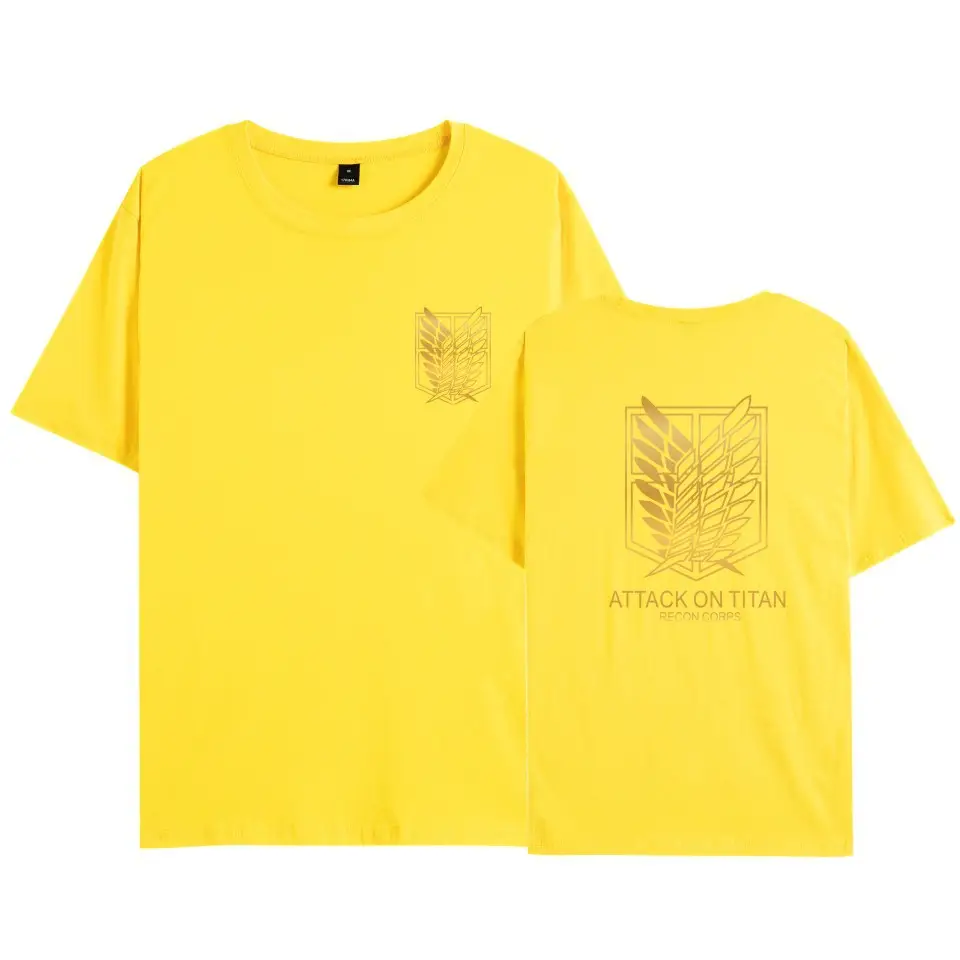 Red Attack Corps T-Shirt with Wings of Freedom Design - Image 6