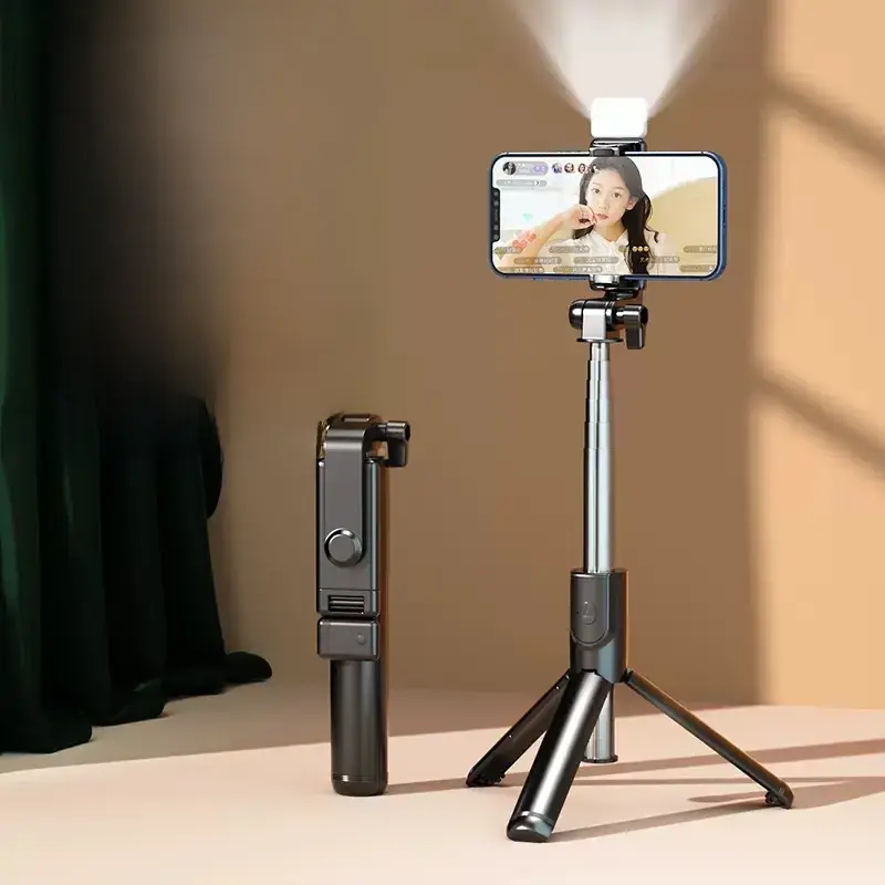 2025 Universal 360° Rotating Selfie Stick with Bluetooth Tripod - Image 2