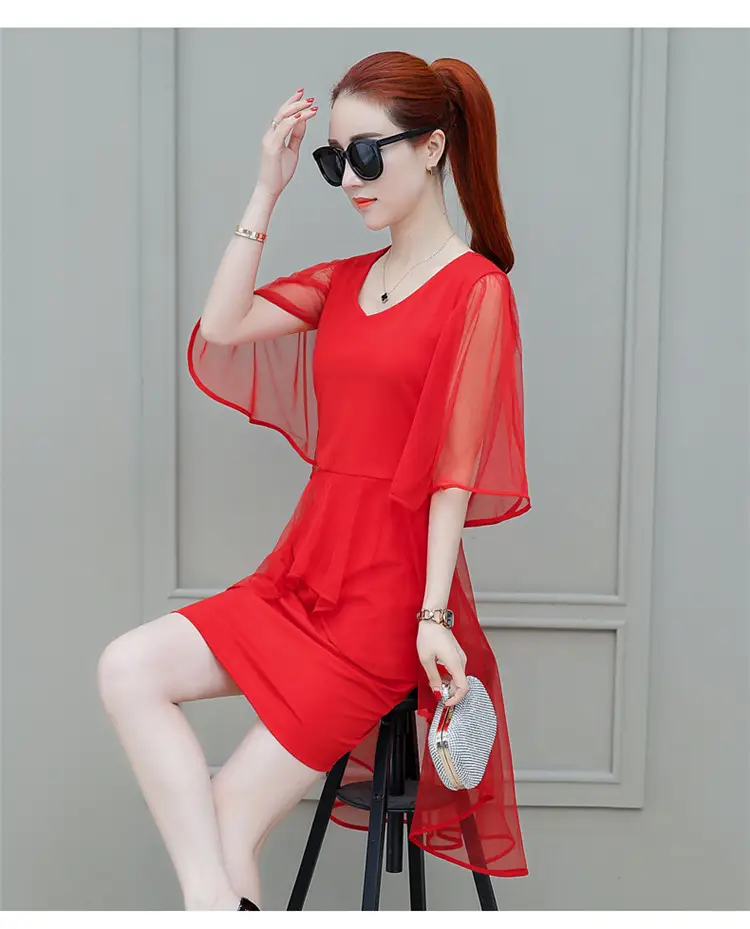 Black Slim Fitting Dress with Waist-Cinching 2025 Summer — feature 13