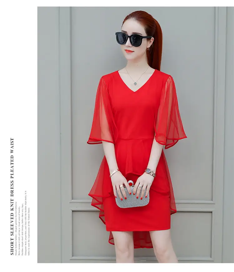 Black Slim Fitting Dress with Waist-Cinching 2025 Summer — feature 16