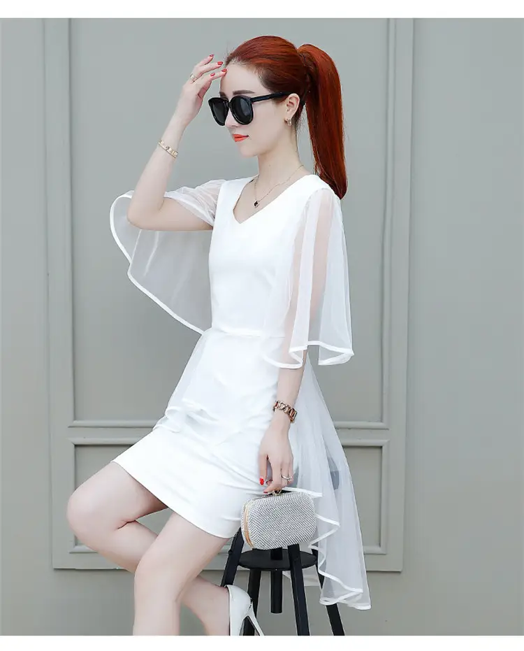 Black Slim Fitting Dress with Waist-Cinching 2025 Summer — feature 19