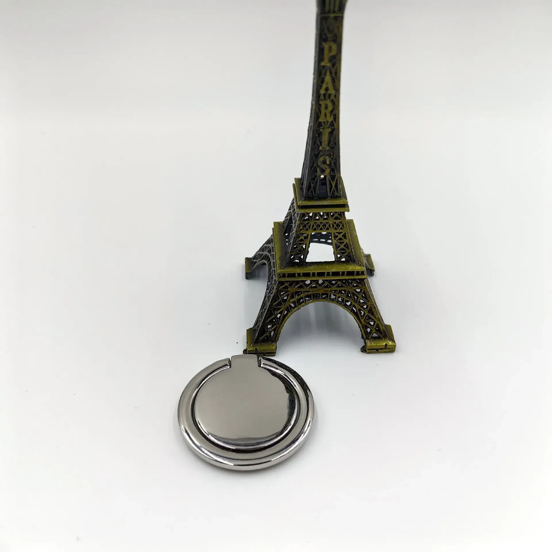 Ultra-Thin Metal Phone Bracket with Eiffel Tower Design - Image 2