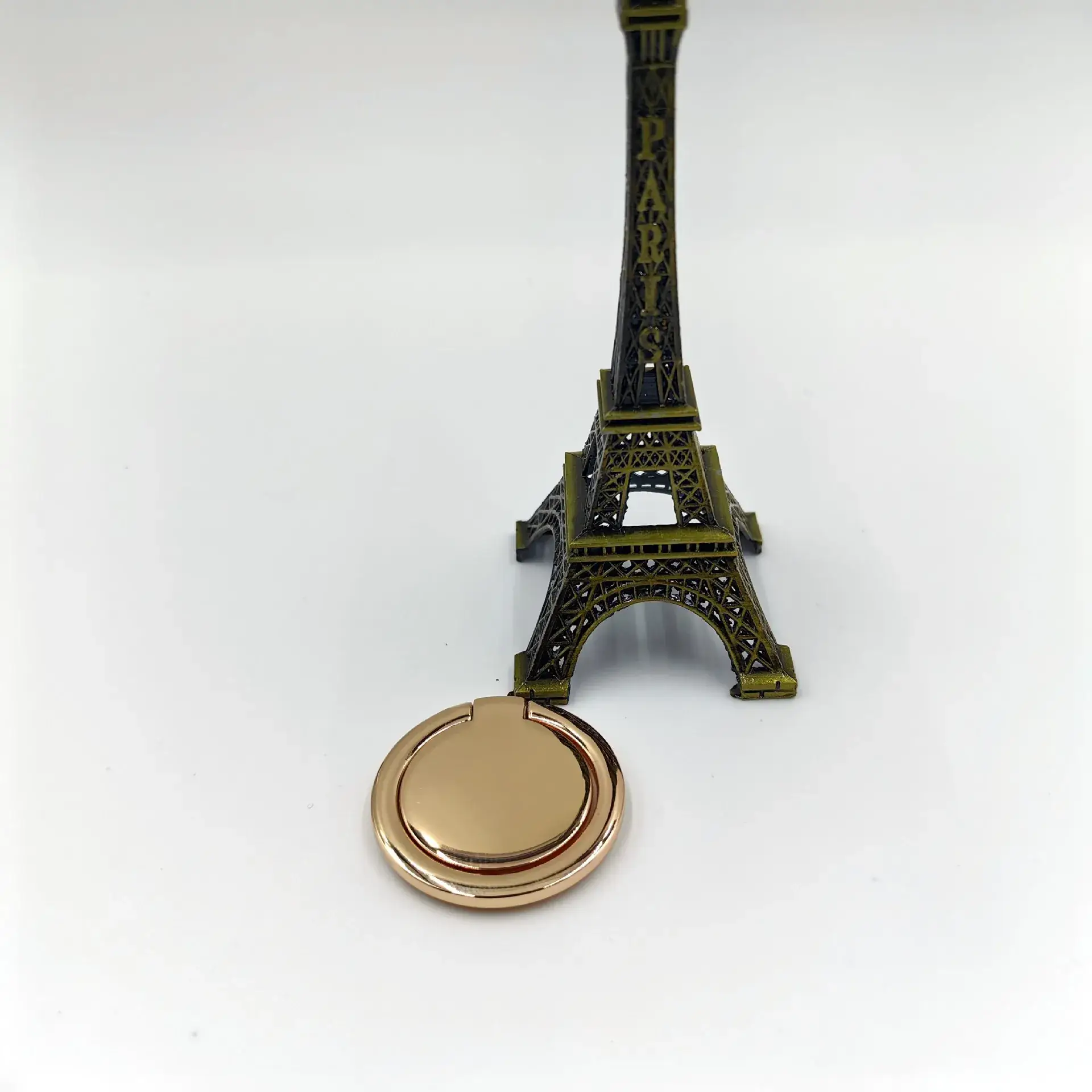 Ultra-Thin Metal Phone Bracket with Eiffel Tower Design - Image 3