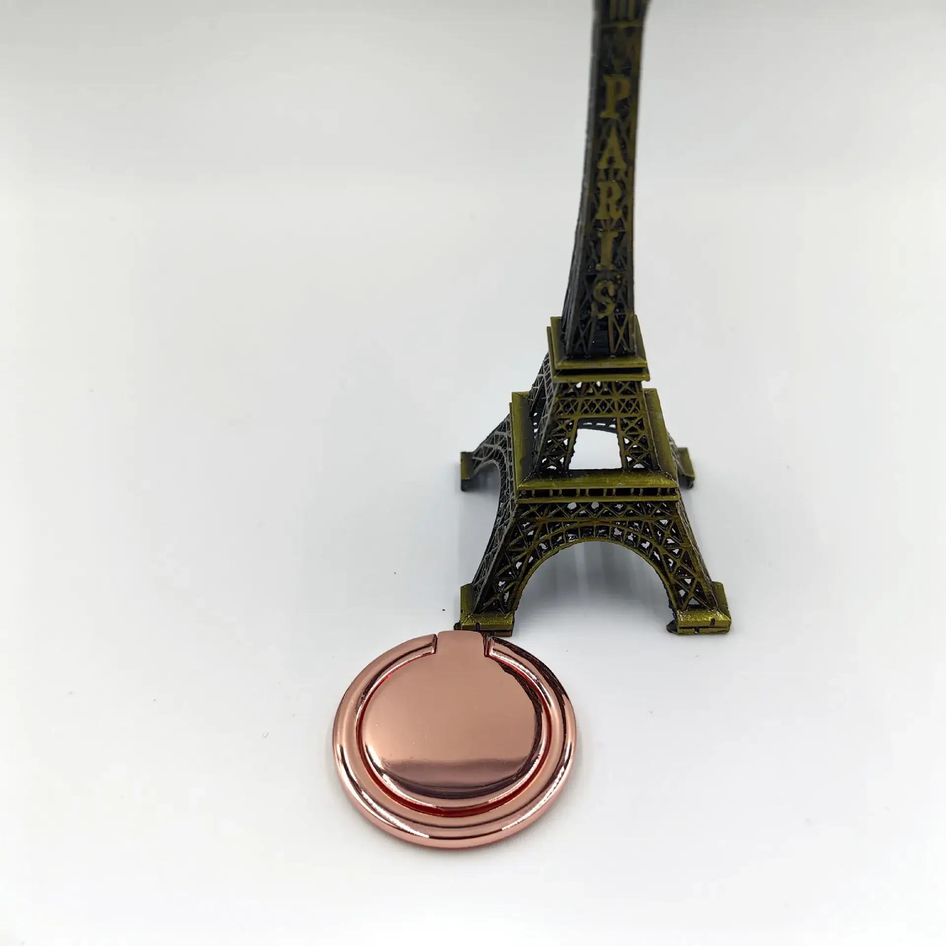 Ultra-Thin Metal Phone Bracket with Eiffel Tower Design - Image 4