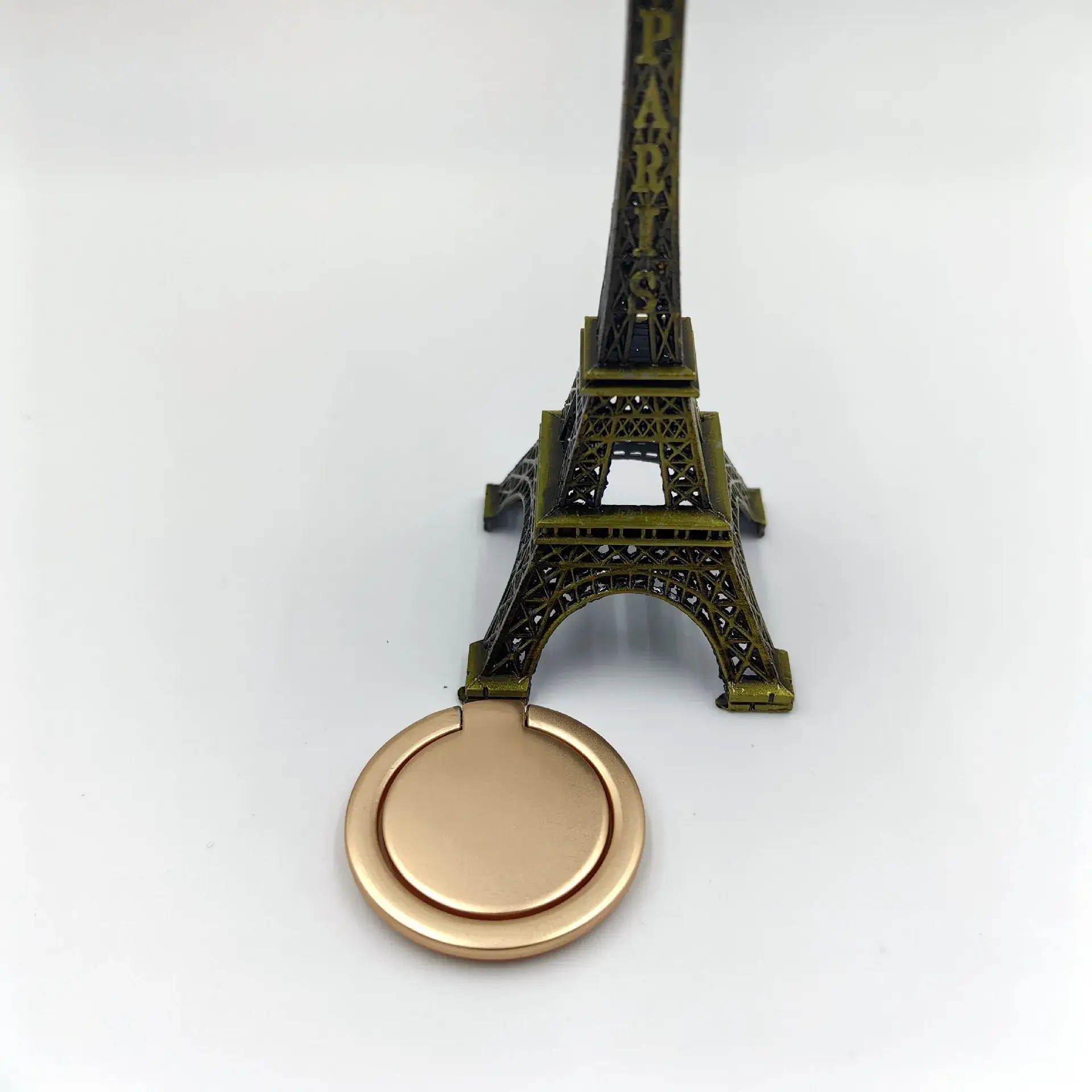 Ultra-Thin Metal Phone Bracket with Eiffel Tower Design - Image 7