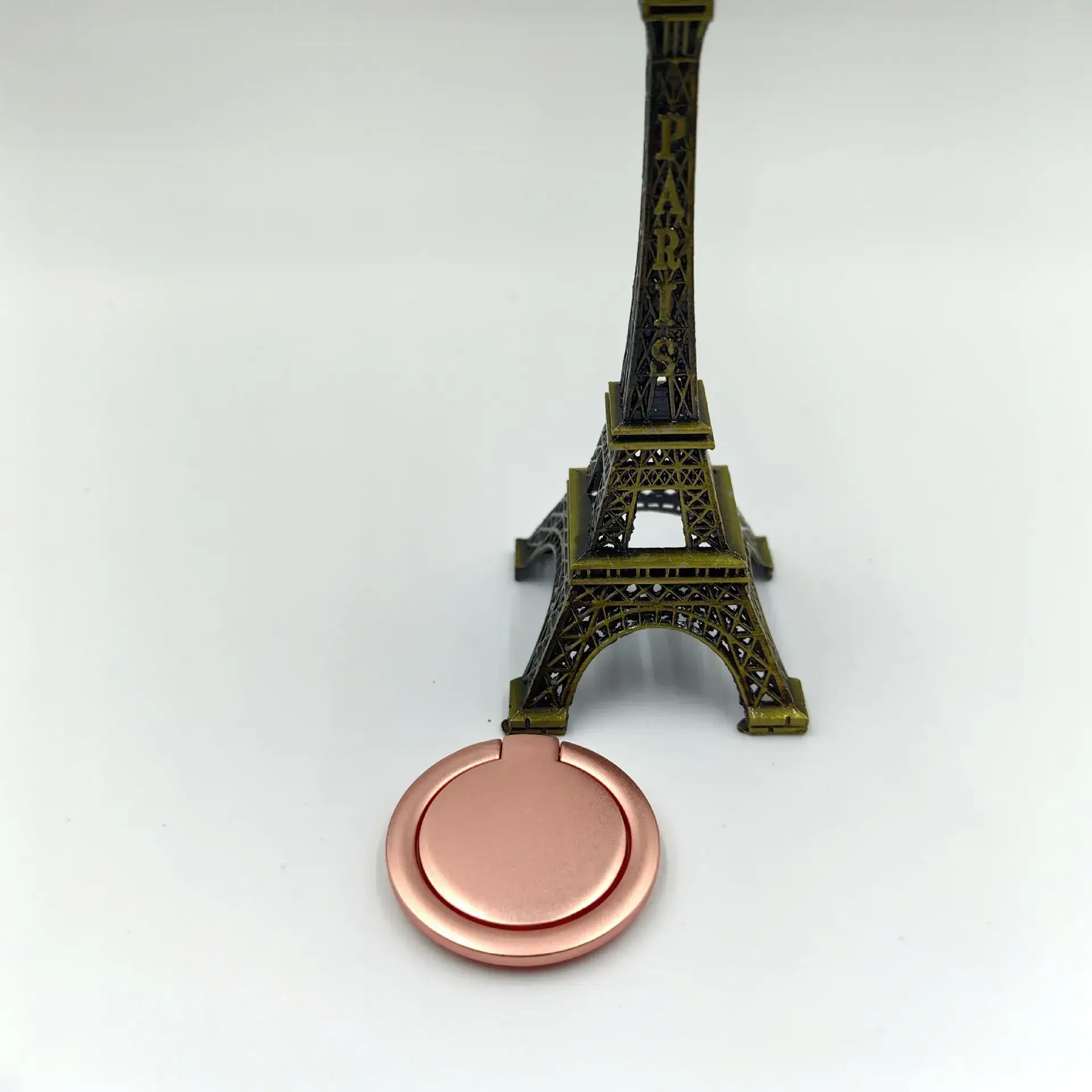 Ultra-Thin Metal Phone Bracket with Eiffel Tower Design - Image 8