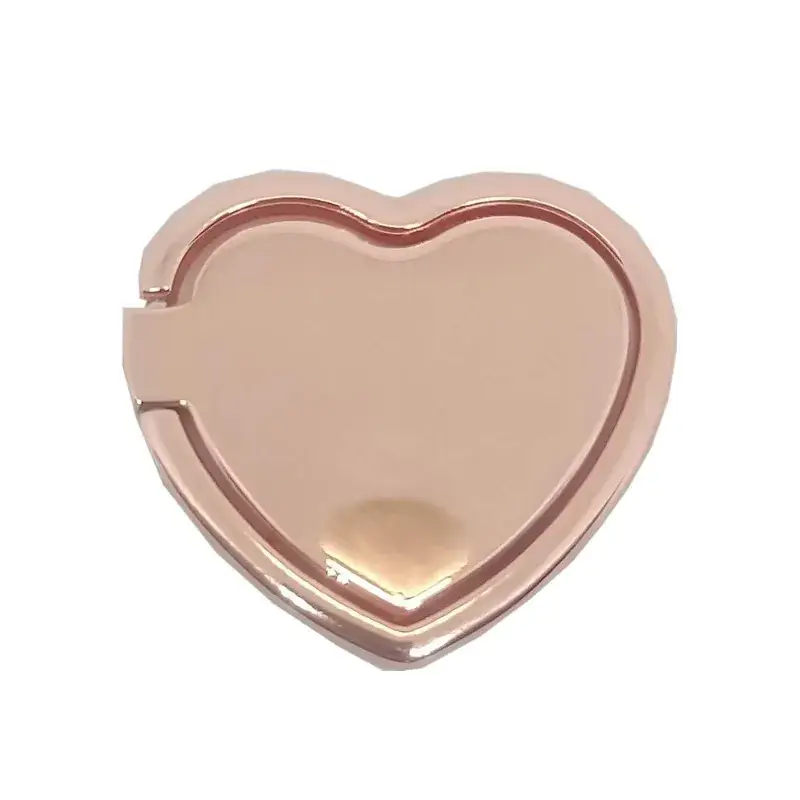 Heart Shaped Magnetic Mobile Phone Bracket Ring Buckle