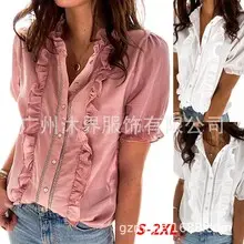 Women Leopard Print V Neck T-Shirt Long Sleeve Casual Wear — feature 3