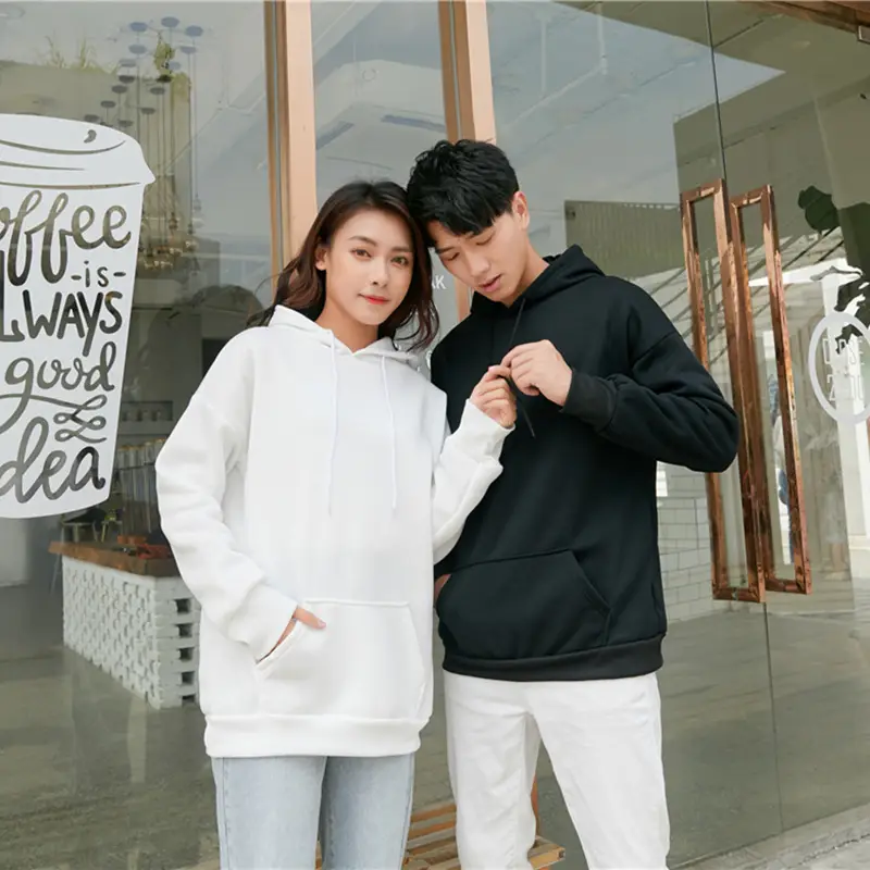 Men's Women's Velvet Hoodie Winter Warm Loose Fit - Image 27