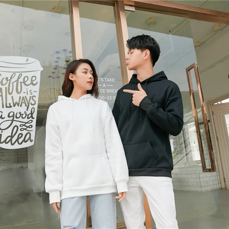 Men's Women's Velvet Hoodie Winter Warm Loose Fit - Image 30