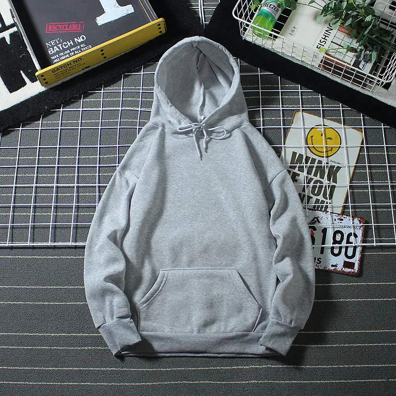 Men's Women's Velvet Hoodie Winter Warm Loose Fit - Image 6