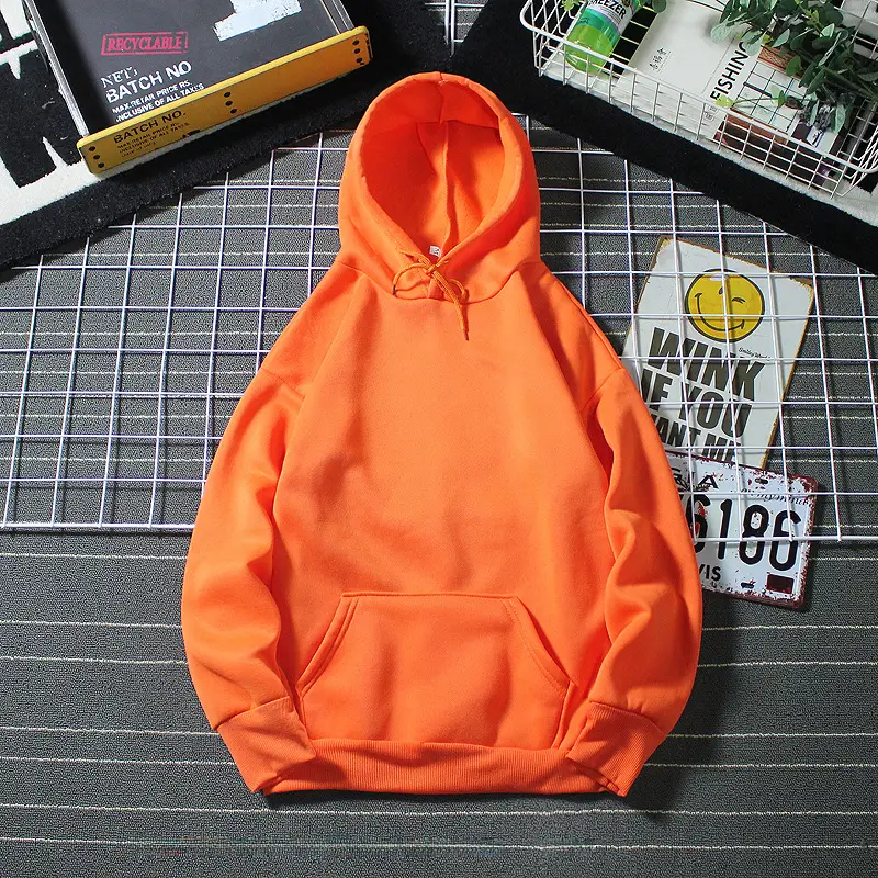 Men's Women's Velvet Hoodie Winter Warm Loose Fit - Image 11