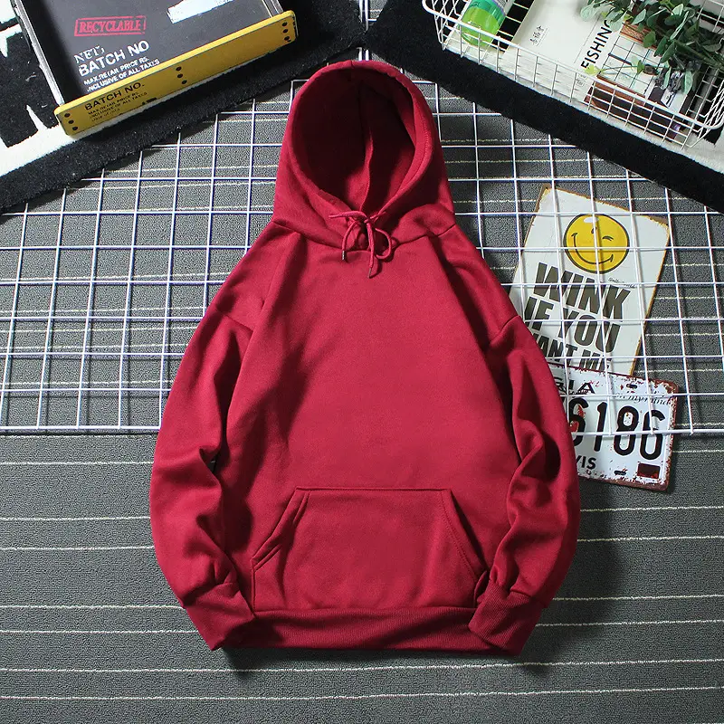 Men's Women's Velvet Hoodie Winter Warm Loose Fit - Image 19