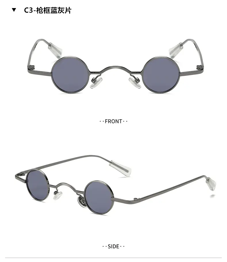 New Punk Style Polarized Sunglasses Women Men Black — feature 22
