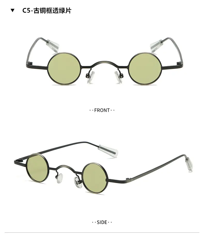 New Punk Style Polarized Sunglasses Women Men Black — feature 24