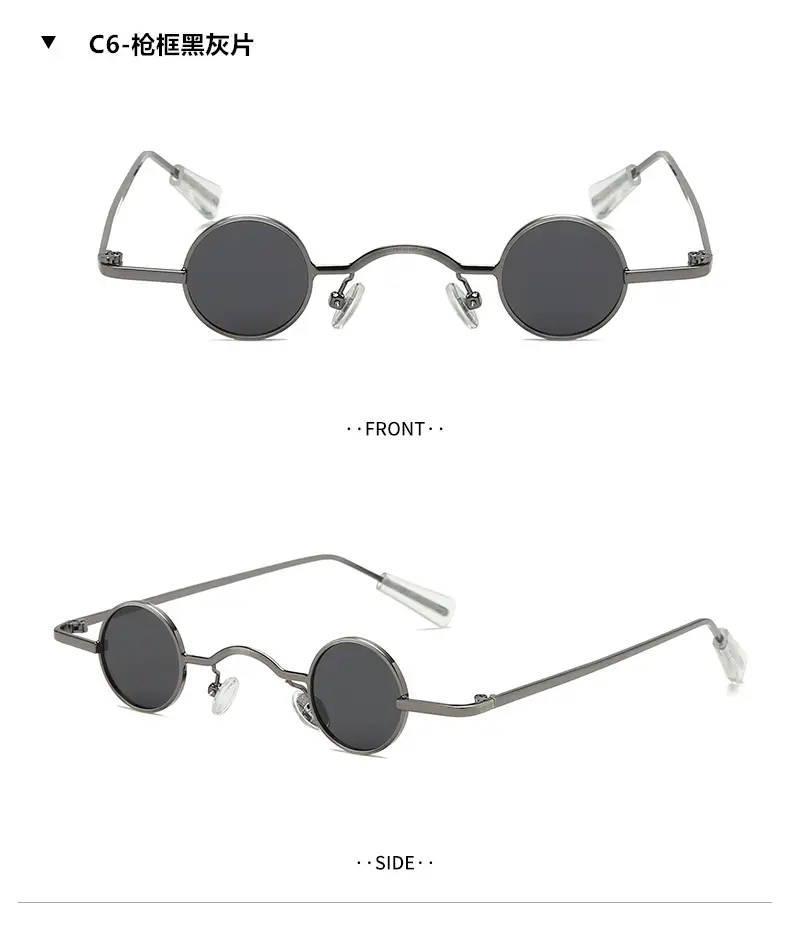 New Punk Style Polarized Sunglasses Women Men Black — feature 25