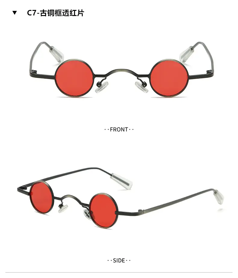 New Punk Style Polarized Sunglasses Women Men Black — feature 26